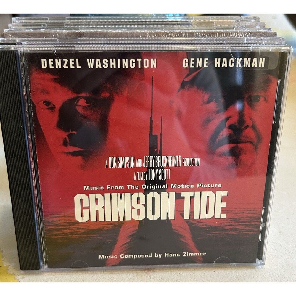 Crimson Tide Soundtrack (CD) 1995 - Zimmer, Washington, Hackman